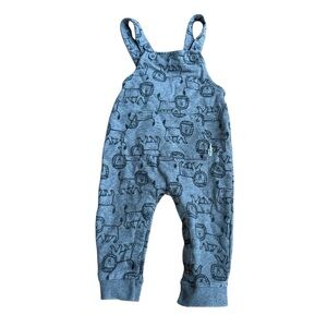 Carter’s Gray Lion Overall Baby Boy 12M